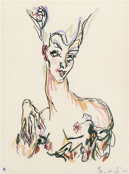 Zehn Lithographien zu Choderlos de Laclos' Liaisons Dangereuses - Götz Seckendorff