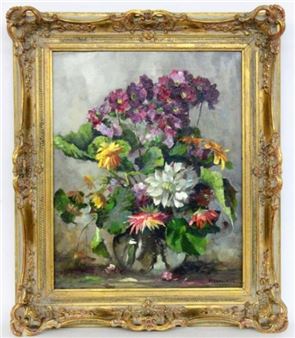 Flowers in the vase - Paul Bauer