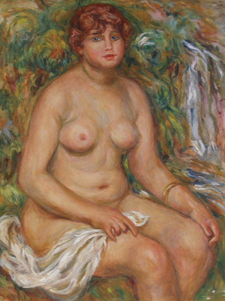 nude by Pierre-Auguste Renoir, Shirley Sheppard, 1916