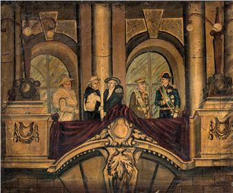 Horthy és Ciano az operaházban - Istvan Mohacs