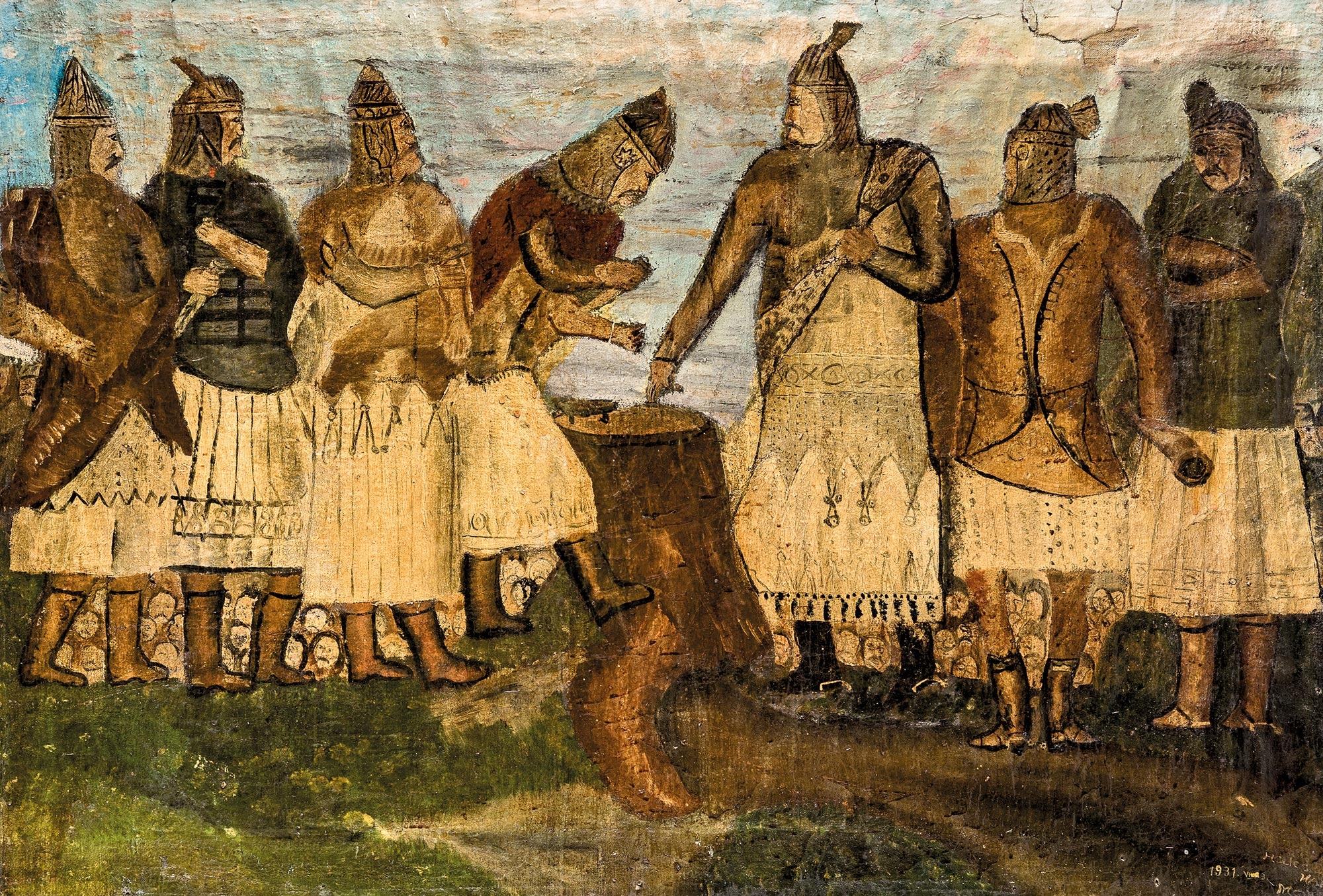 Artwork by Holicska Nándor, éőé, Made of oil on canvas