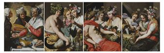 Allegories of the Four Seasons - Abraham Janssens