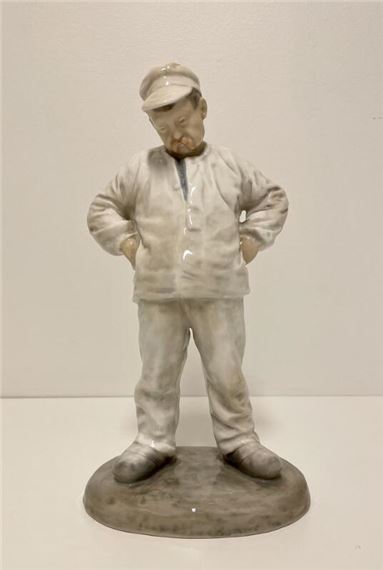 Niels Nielsen | A porcelain figure in shape of a bricklayer (1786 ...