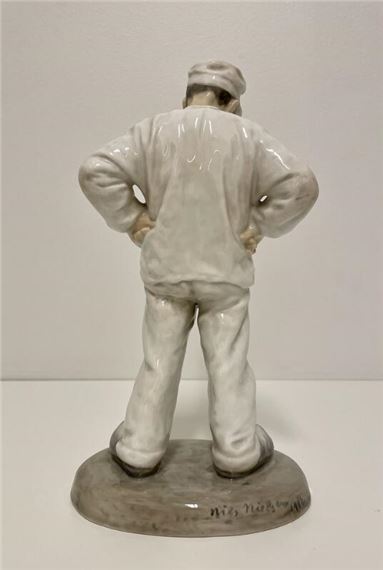 Niels Nielsen | A porcelain figure in shape of a bricklayer (1786 ...