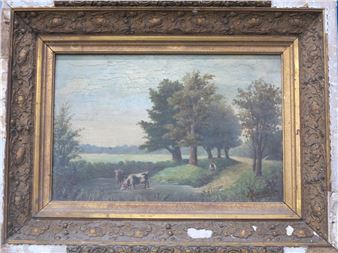 Paysage champêtre - J. Helstroffer