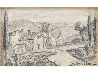 Paesaggio di campagna - Casimiro Jodi