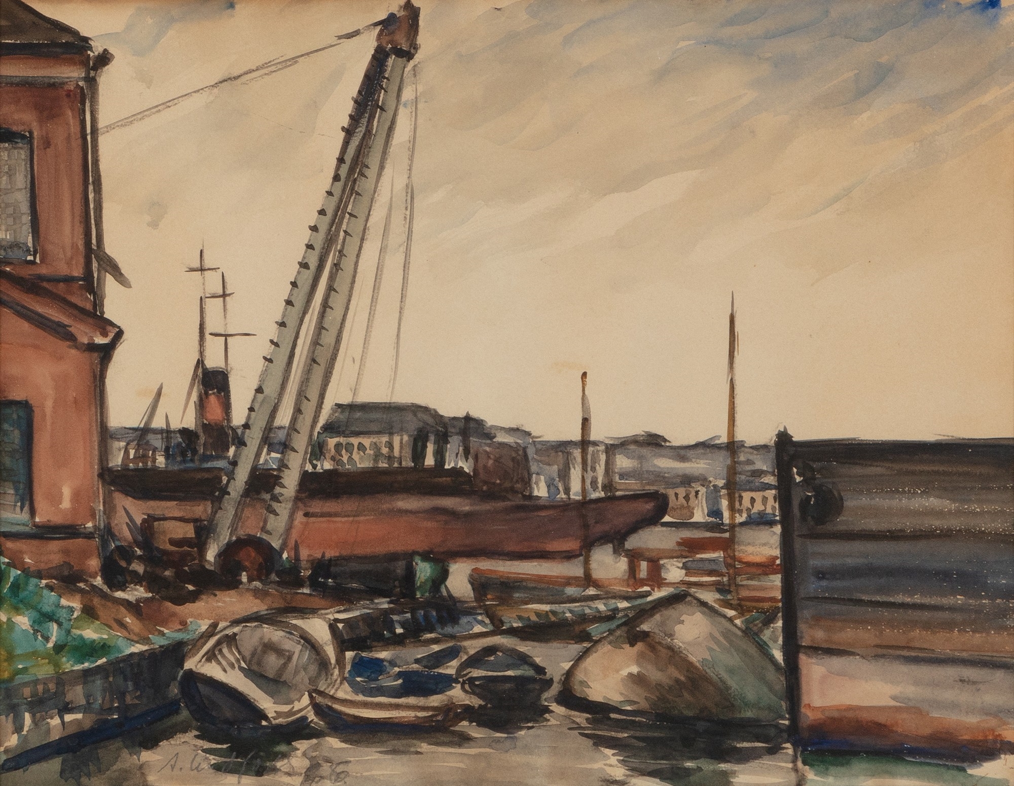 View from harbour by Anton Lindforss, 26