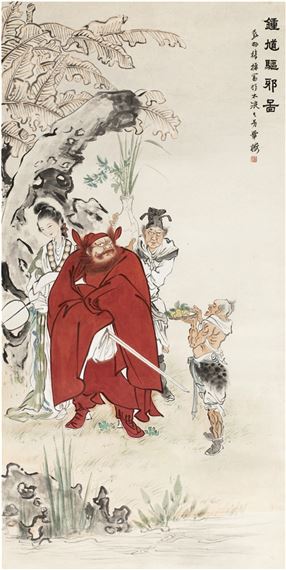 ZHONG KUI DRIVING OUT GHOSTS by Xu Cao