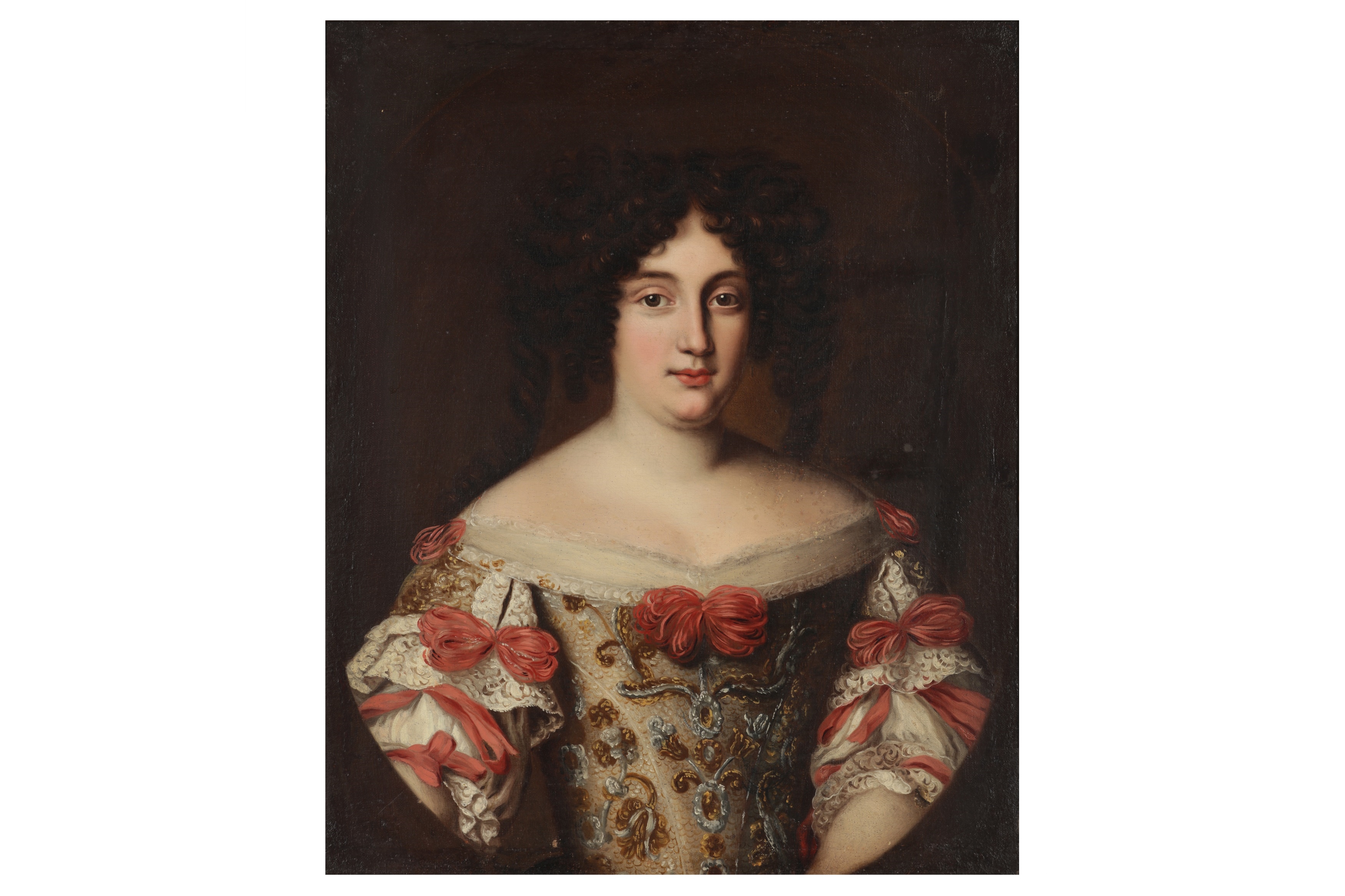 Artwork by Jacob Ferdinand Voet, Portrait of Hortense Mancini?, Made of oil on canvas