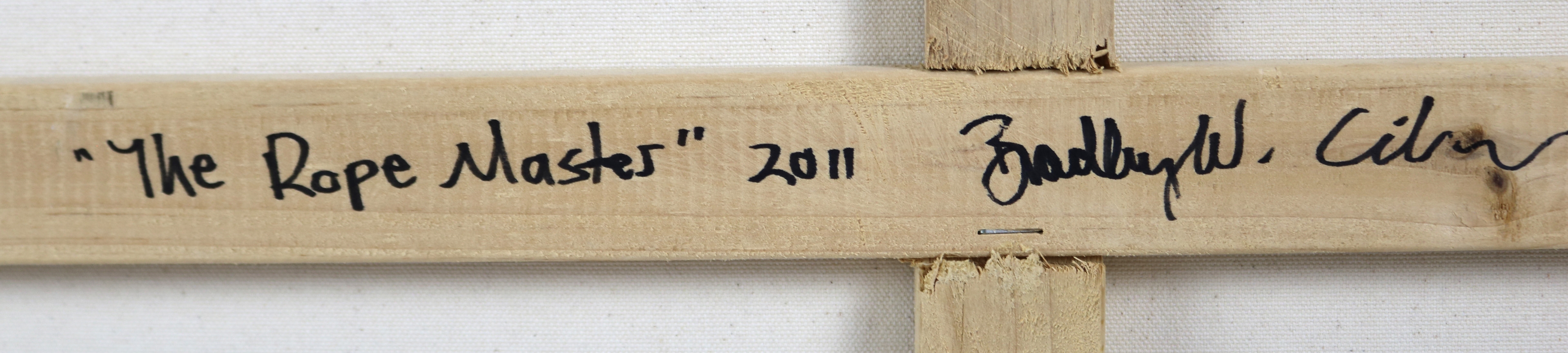 Artwork by Bradley W. Giles, The Rope Master, Made of oil on canvas