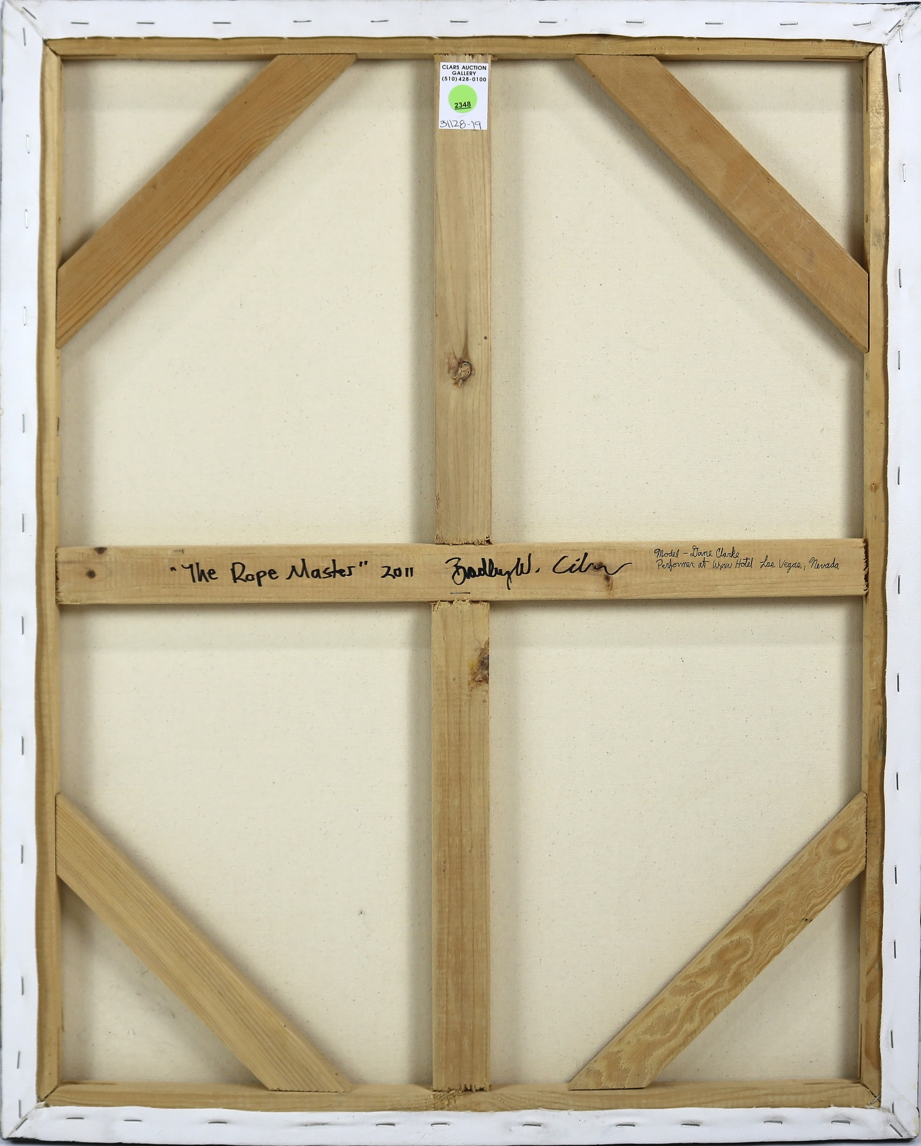 Artwork by Bradley W. Giles, The Rope Master, Made of oil on canvas