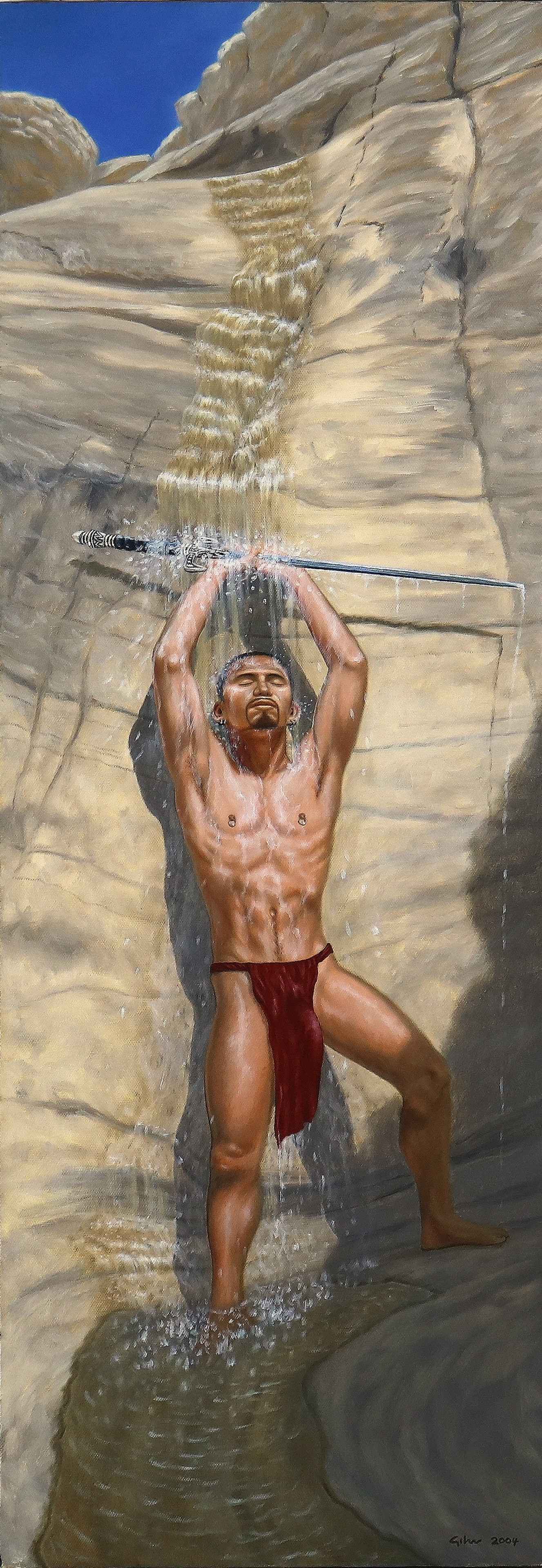 Artwork by Bradley W. Giles, Redemption, Made of oil on canvas