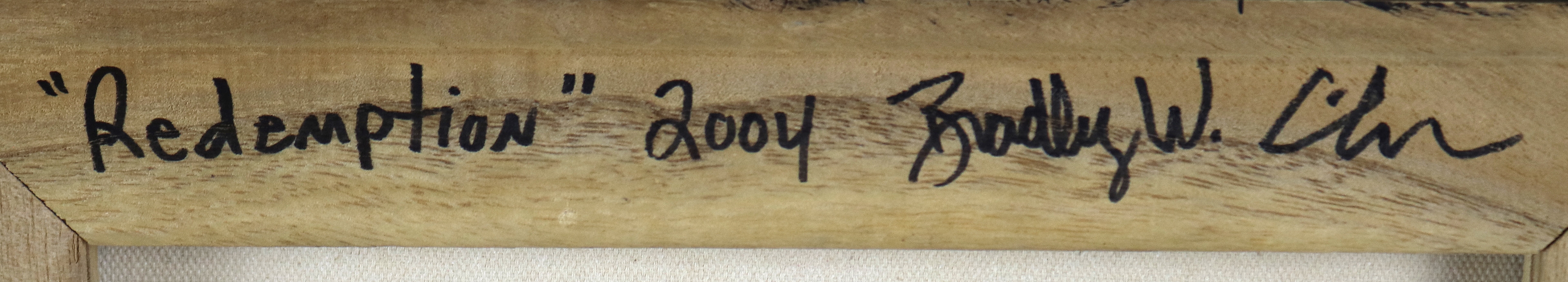 Artwork by Bradley W. Giles, Redemption, Made of oil on canvas