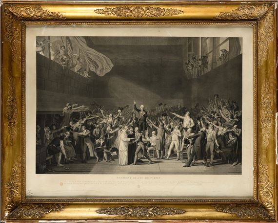 Le Serment du jeu de Paume Grande by Jacques-Louis David