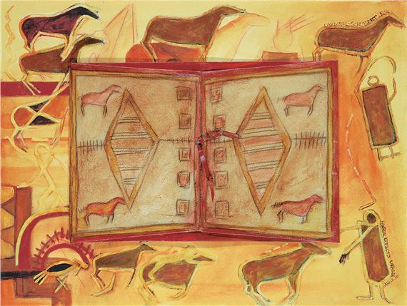 Horse Effects - Urban Parfleche by Joane Cardinal-Schubert