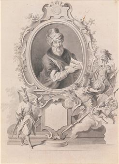 Portrait of a Turkish nobleman - Johann Esaias Nilson