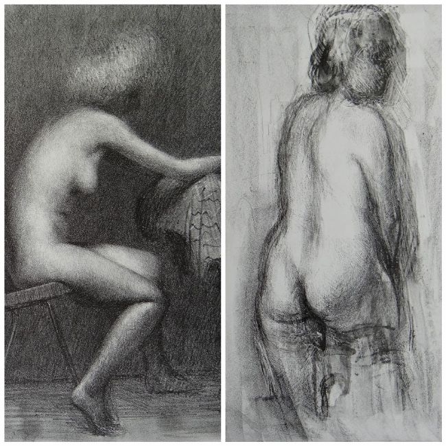 Artwork by Harry Holland, Figures, Made of monoprint and another