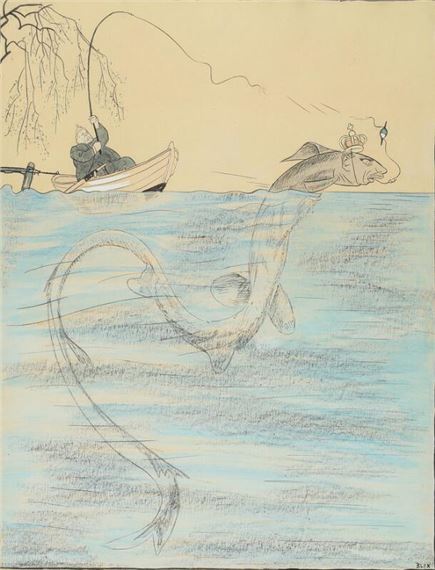 Cartoon - Ragnvald Blix