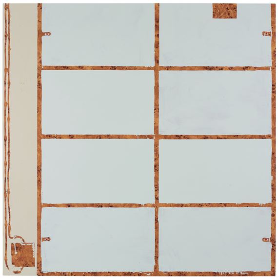 Trace Painting #14 by Clay Ketter, dated 1996