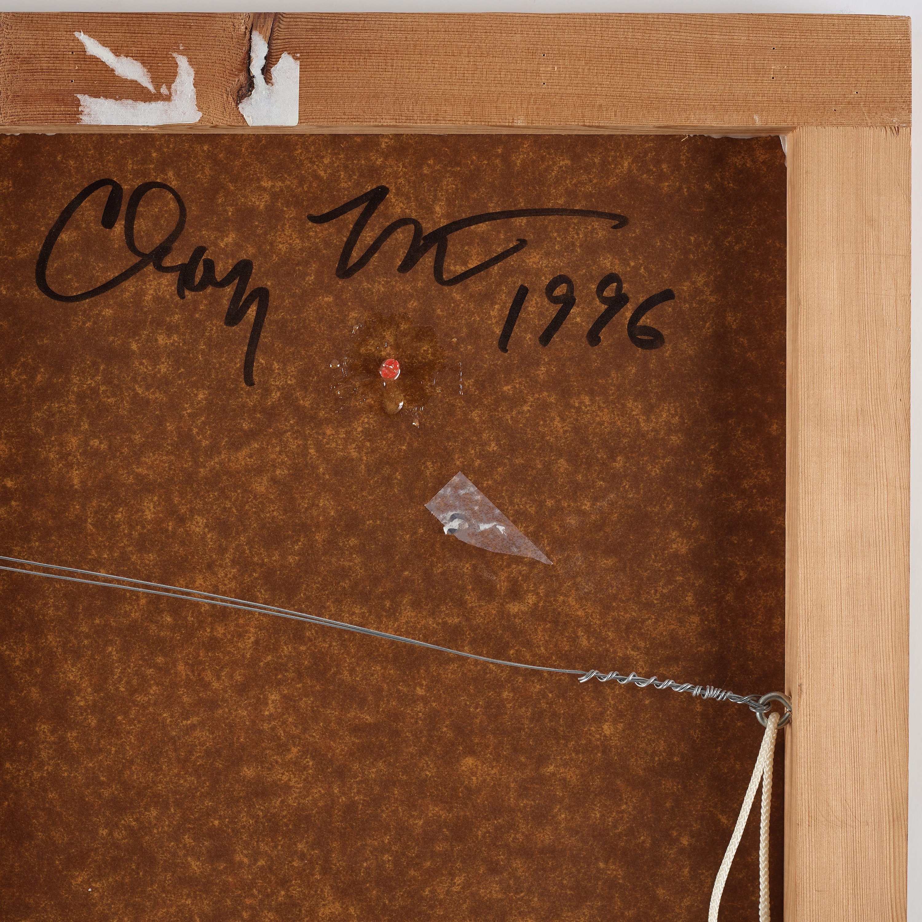 Artwork by Clay Ketter, Trace Painting #14, Made of Mixed media on panel