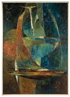 Kompozycja niebieska - Ryszard Zając