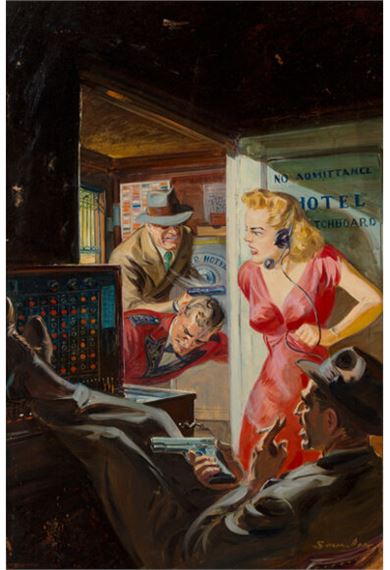 The Crime of My Life, 10 Story Detective cover by Norman Saunders, February 1949