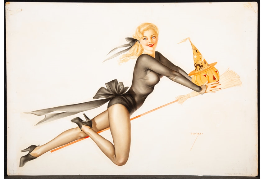Artwork by Alberto Vargas, Playing cards, Made of Watercolor on board