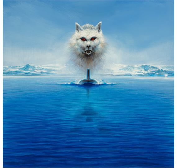 Ice Wolf, paperback cover by John Conrad Berkey, 1994