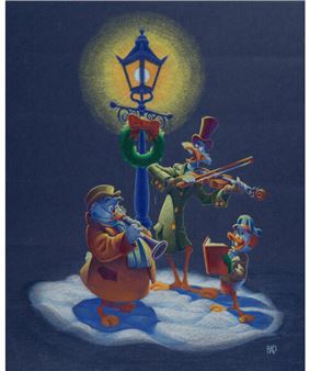 Christmas Duck Illustration - Brian Diskin