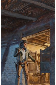 Gunfire at Purgatory Gate, paperback cover - Gerald Powell