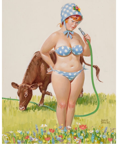 Hilda and the Hose by Duane Bryers, 1970