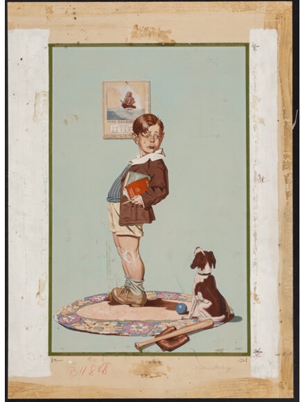 Artwork by Luke Doheny, End of Summer, TAB interior illustration, Made of Gouache on board