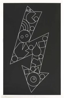 Lightning strike - Anthony Burrill