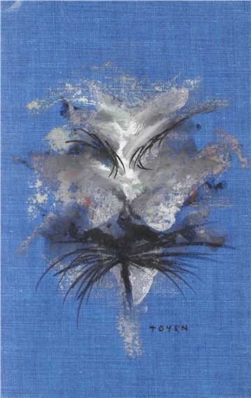 Sans titre / Bez názvu (hlava kočkovité šelmy)