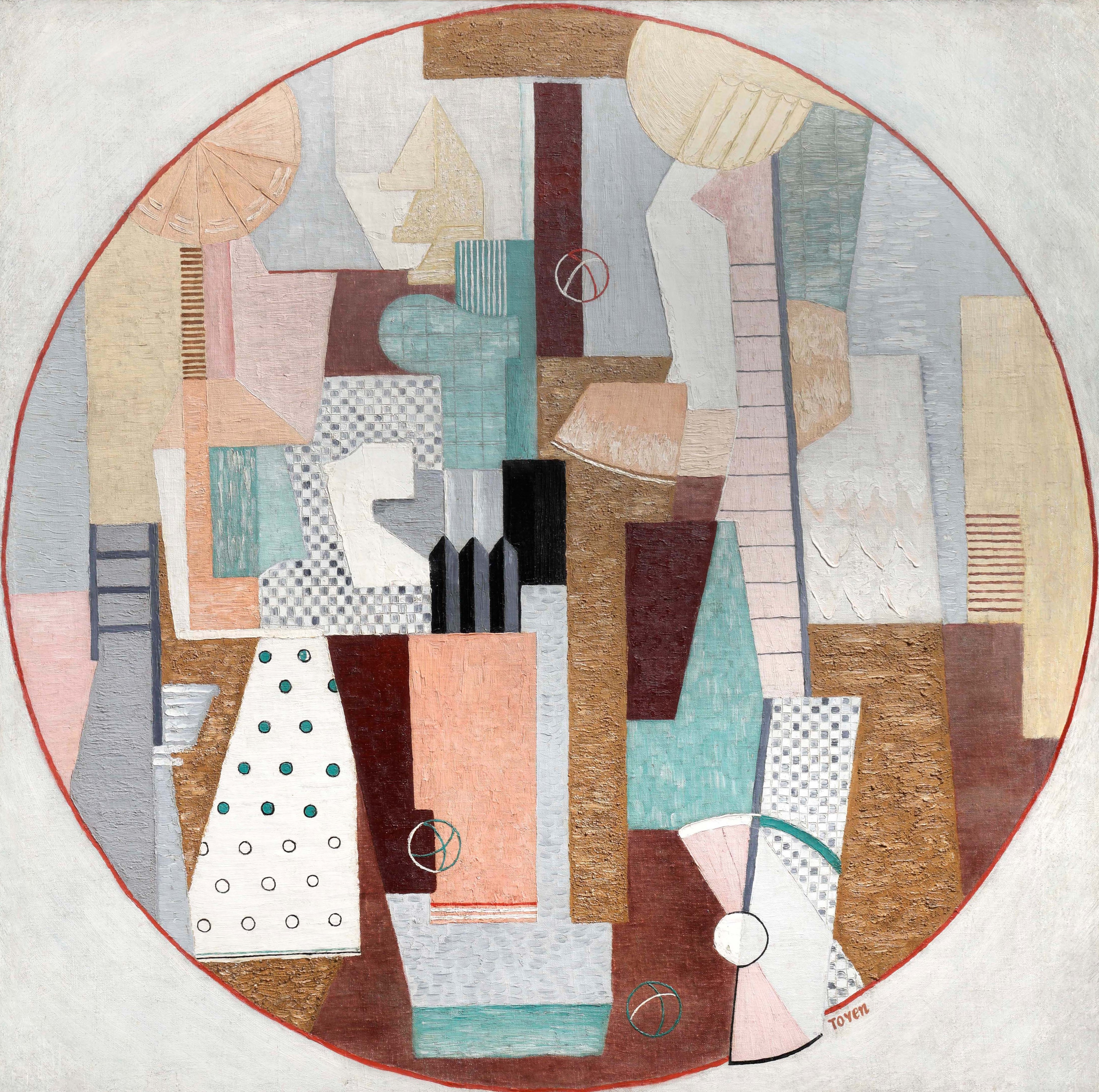 Artwork by Toyen, Cirkus, Made of oil on canvas