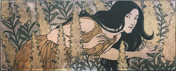 INQUIETUDE / ANXIETE by Eugène Grasset, 1897