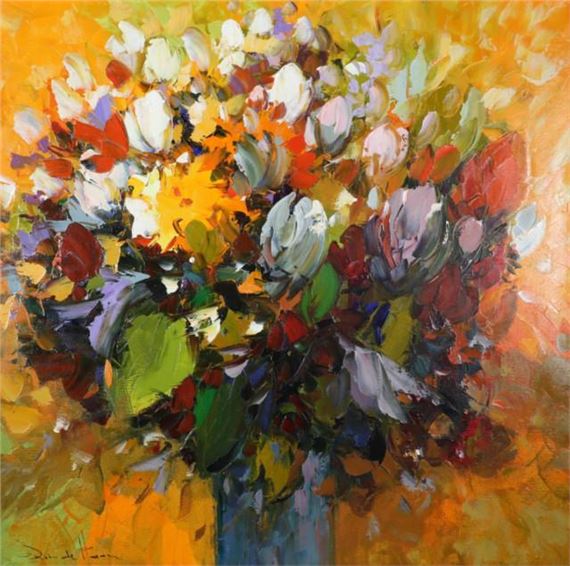 Bloemstilleven by Rob de Haan