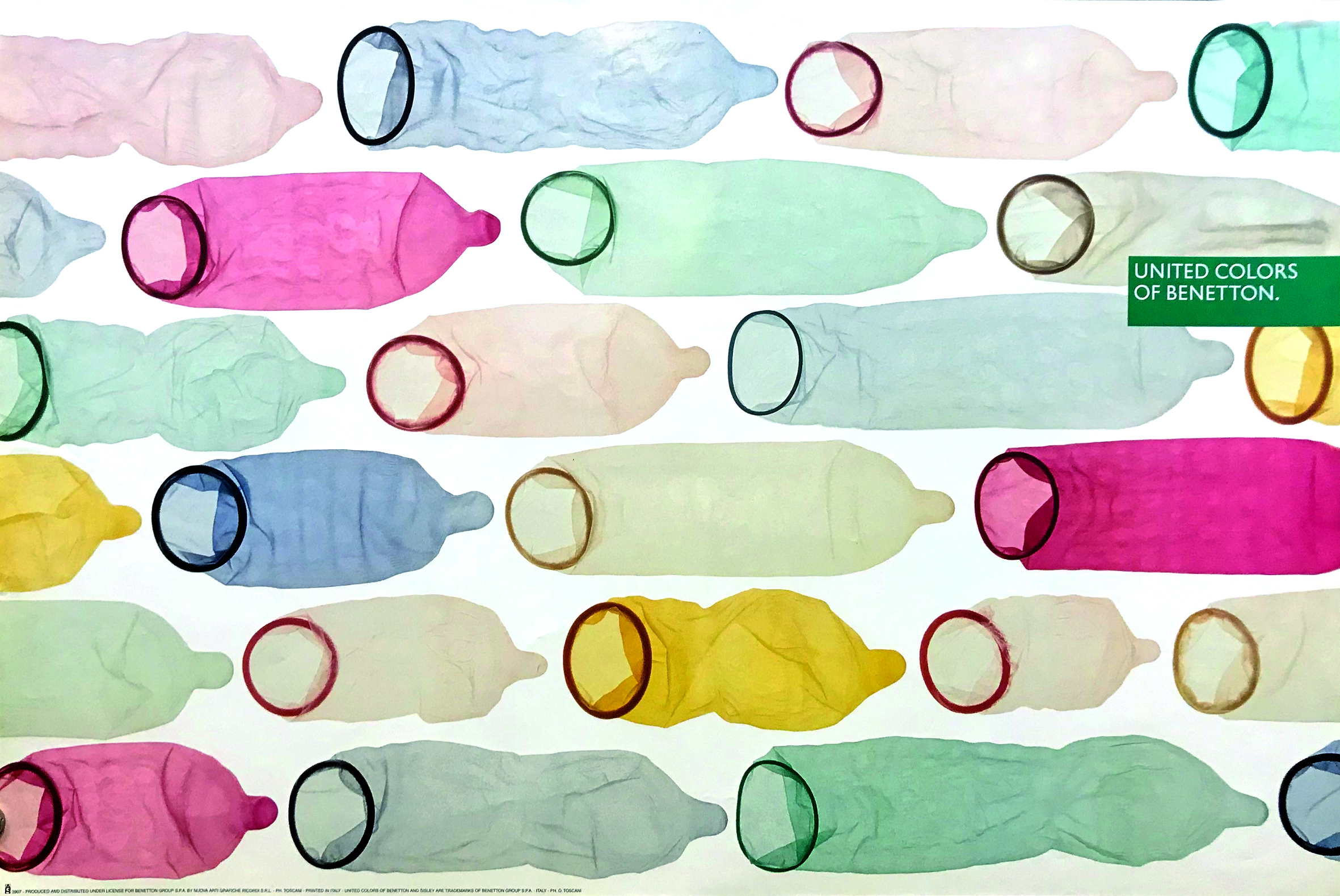 Artwork by Oliviero Toscani, UNITED COLORS OF BENETTON, Made of offset poster