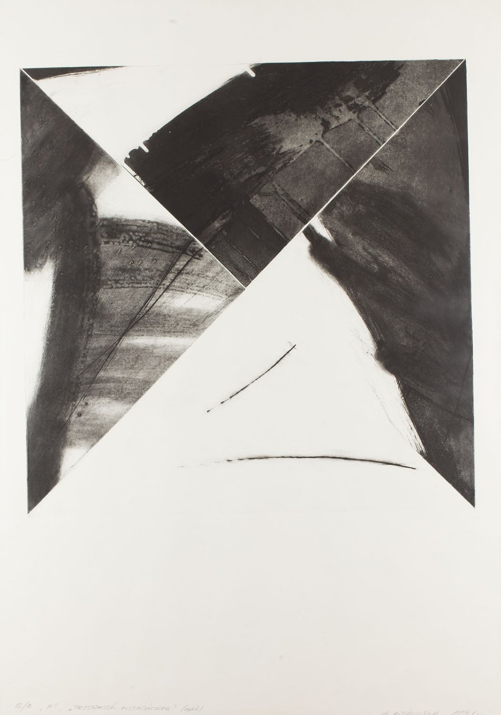 Artwork by Agnieszka Roznowska, "Unlimited space" (set of three prints), Made of prints