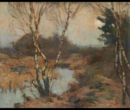 Soir brumeux by Émile Van Doren