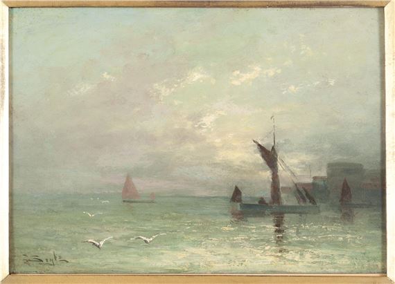 COASTAL SEASCAPE by George A. Boyle