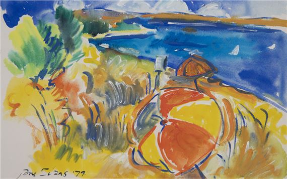 Tahunanui Beach by Jane Evans, 1979