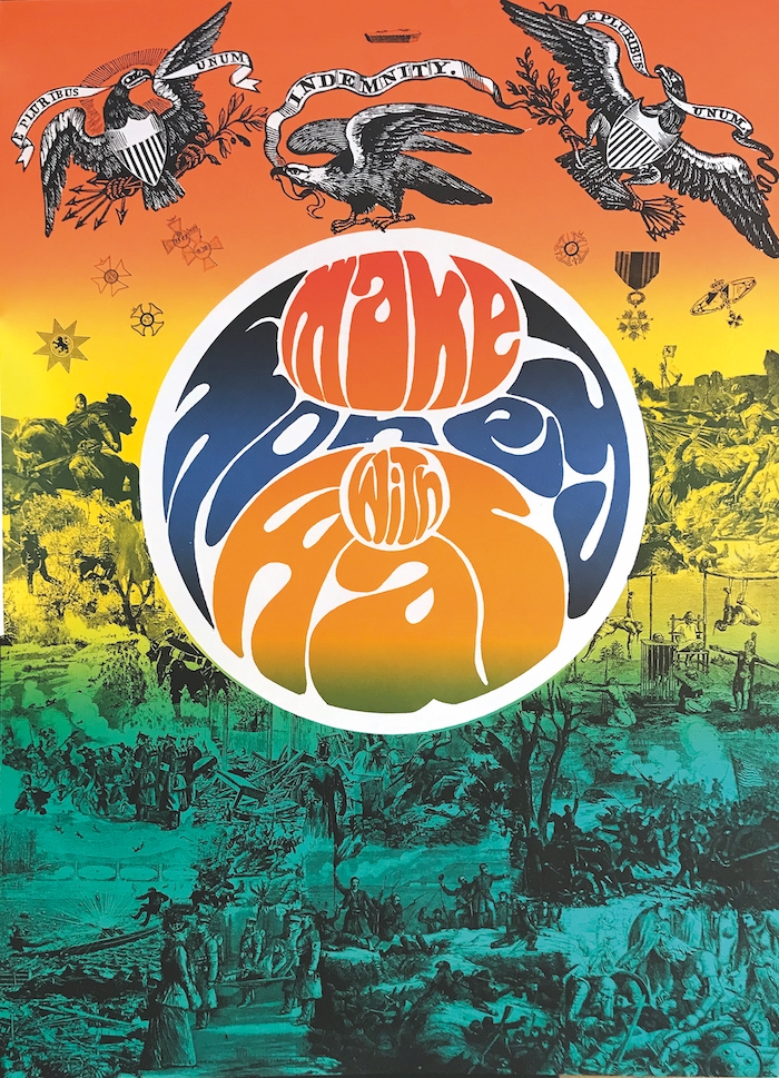 Artwork by Lothar-Günther Buchheim, MAKE MONEY WITH WAR, Made of serigraphic poster