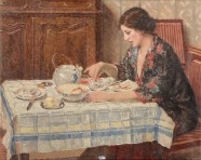 Artwork by Georges Petit, Le petit déjeuner, Made of Oil on canvas