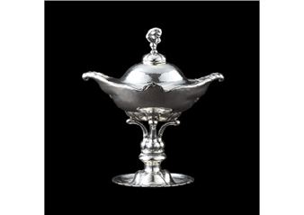 Silver covered comport - Thorvald Nielsen Meier