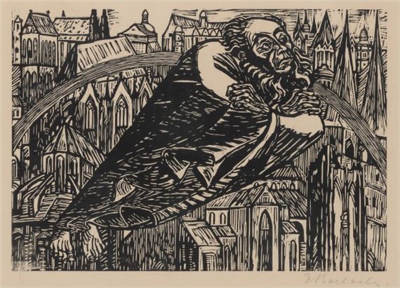 DIE DOME (SCHULT 165) by Ernst Barlach, 1922