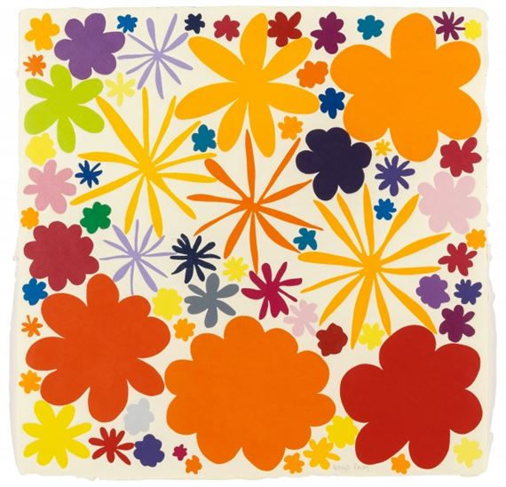 COLOR FIELD NOTES (ORANGE) by Polly Apfelbaum, 2009