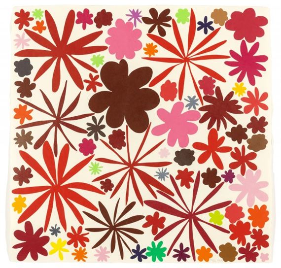 COLOR FIELD NOTES (RED) by Polly Apfelbaum, 2009