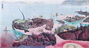 Household in Plum Blossom by Luis Chan, 1974