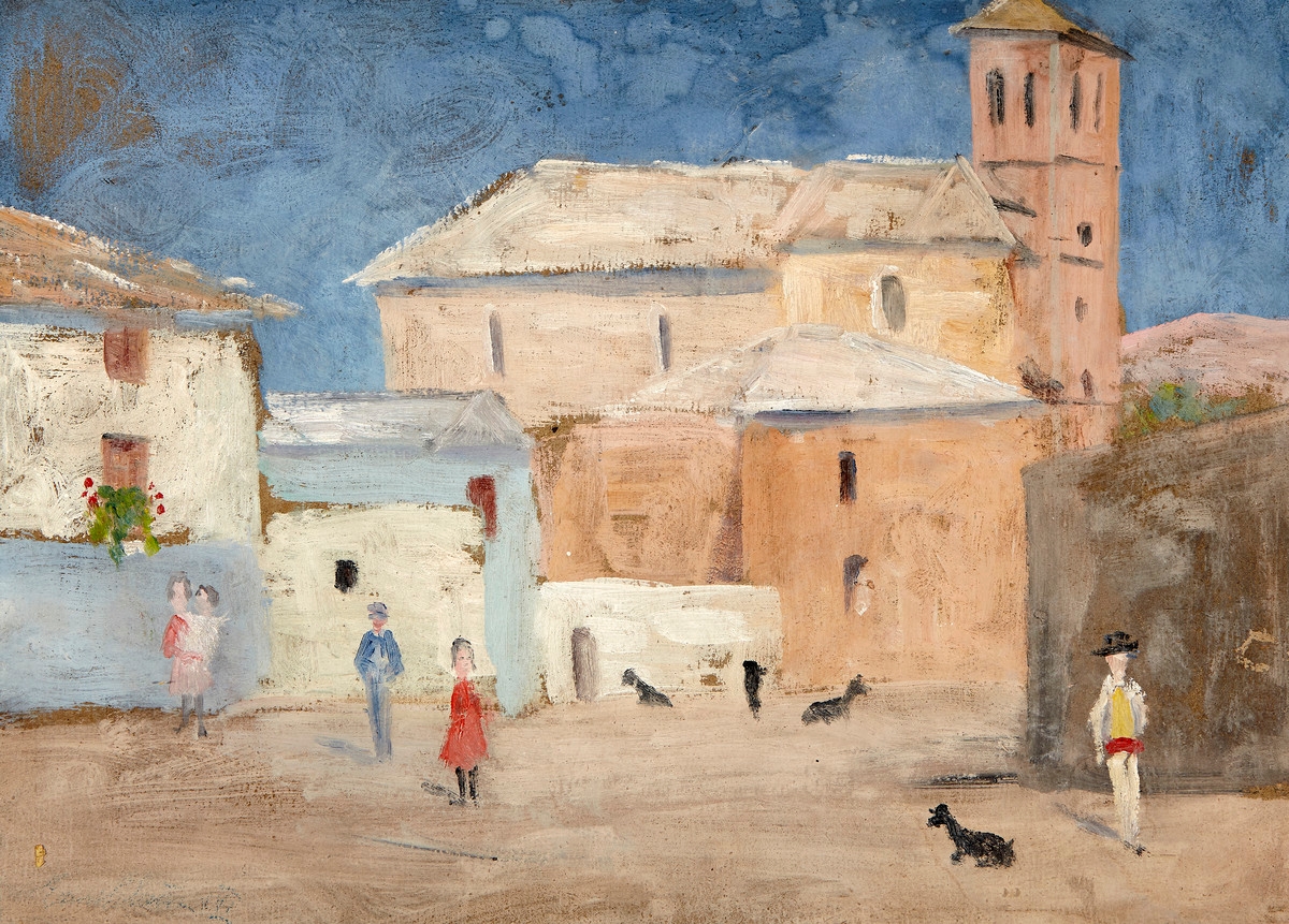 San Pedro y San Pablo in Granada by Ernesto Schiess, 1916